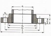 SCREWED PIPE FLANGE